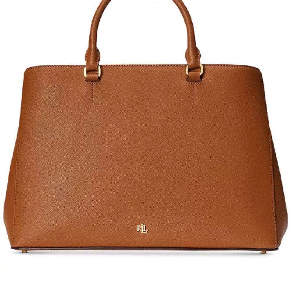 Ralph Lauren Brown Leather Satchel